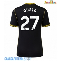 Camisa de time de futebol Chelsea Malo Gusto #27 Replicas 2º Equipamento Feminina 2026-27 Manga Curta